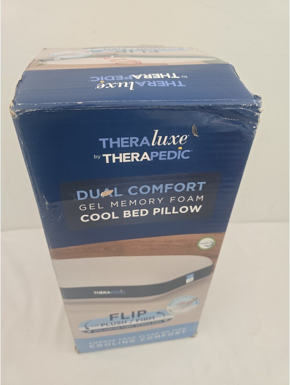 Theraluxe by Therapedic Dual Comfort Gel Memory Foam Pillow